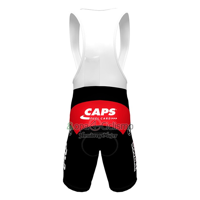 Lotto Soudal Ropa Ciclismo Culotte Corto 2022 Mangas Cortas Rojo